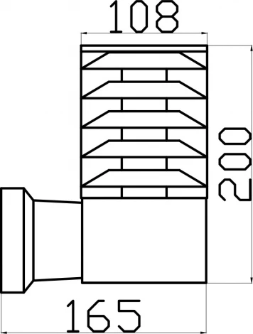 Настенный светильник уличный Maytoni Bronx O576WL-01GR (220V, круглые, IP54)