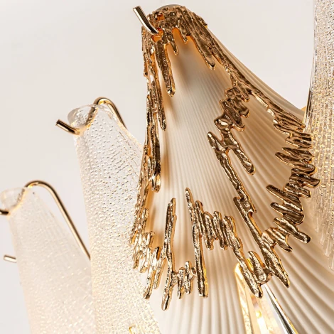 Подвесная люстра хрустальная Modelux ML.6228.800 GD