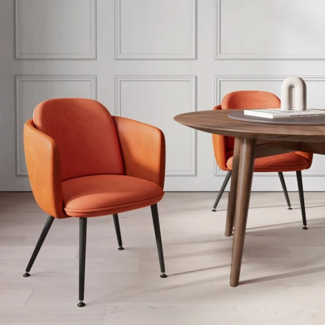 Стул с подлокотниками Phoenix (Феникс), ткань комбинированная экокожей Top Concept 81078