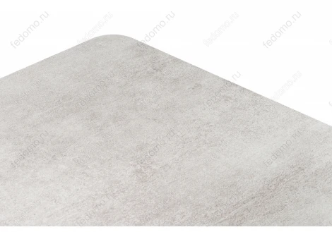 Стол на тумбе Woodville Санса 120 камень светлый / камень темный 462111