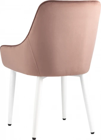 Стул Диана велюр пыльно-розовый ножки белые 4 шт Stool Group (арт.УТ000037409)