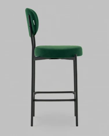 Стул Полубарный Бриф DD велюр зелёный Stool Group арт.УТ000041513