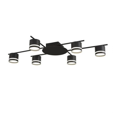 Потолочная люстра Lumion Berty 8362/6C черный, металл/акрил GX53 LED 6*7W 220V BERTY