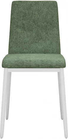 Стул DikLine 270 SB1 зеленый, ножки белые арт.00-00077172