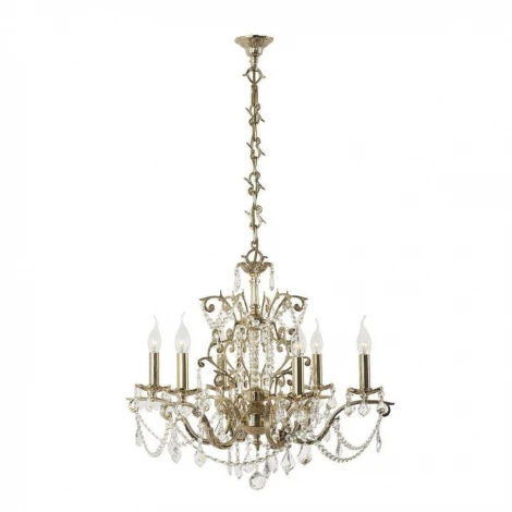 Подвесная люстра Dio D'Arte Forli E 1.1.6.600 G (220V, на цепи, подсвечник, свеча)