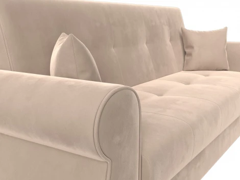 Диван-книжка Лига-019 (Бежевый/Велюр) Лига Диванов арт.118333