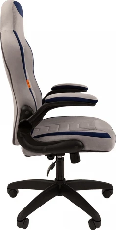 Игровые кресла CHAIRMAN GAME 50 (Пластик,Ткань/Синий,Серый)