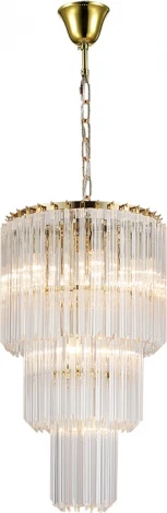 Подвесная люстра Newport 8900 8910/C gold (220V, на цепи)