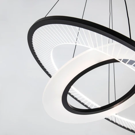 Подвесной светильник светодиодный с регулировкой цветовой температуры LED4U LED4U L5050-60-40 BK