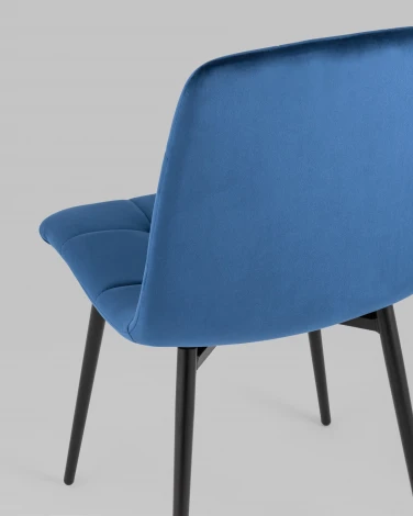 Стул Stool Group Одди велюр синий УТ000035236