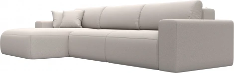 Диван угловой Лига-036 НПБ Классик Лонг левый угол Лига Диванов (Замша) арт.127802L