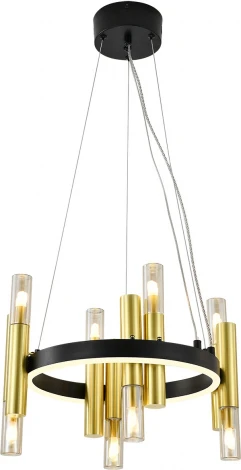 Подвесной светильник (13027/8P Black) Indigo Fiamma V000106L (220V, на тросе)