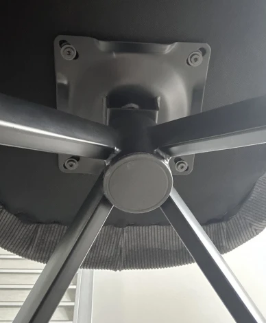 Стул TORNADO 360 град. Серый Brego-07, ткань/ темно-серый Modern-454, велюр/ черный каркас, DISAUR