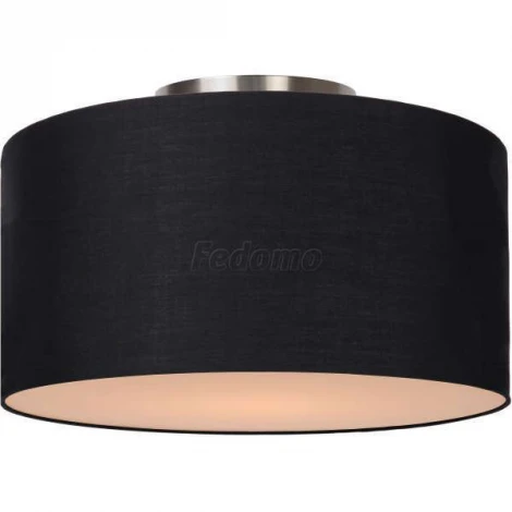 Люстра потолочная Артпром Crocus, 1 плафон, никель, черный с белым