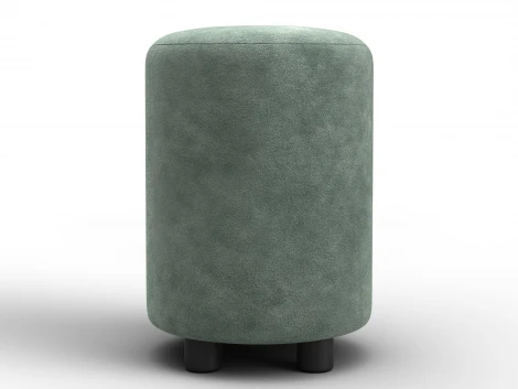 Пуф 001 (ДСП,Фанера/Пластик/Велюр/Зеленый) Лига Диванов 132487