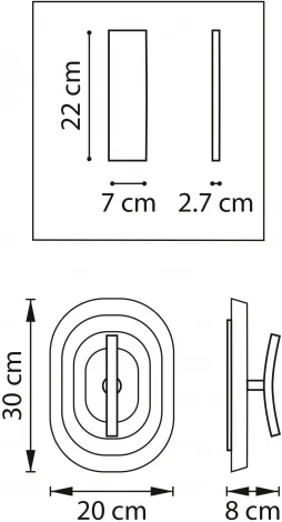 Настенный светильник LED Lightstar Erica 609646 (220V)