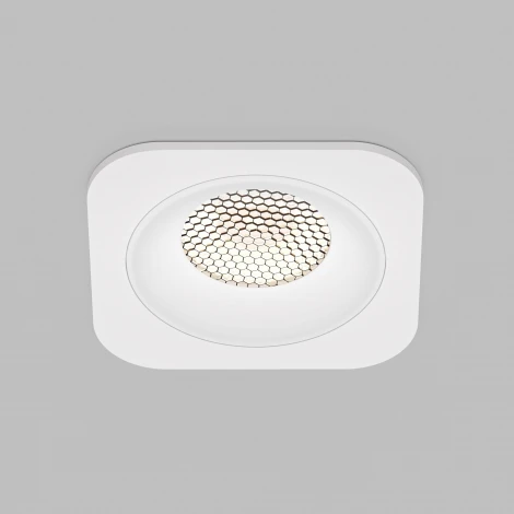 Светильник встраиваемый светодиодный IP44 Elektrostandard Tetro 15276/LED 10W 4000K белый IP44