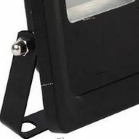 Прожектор уличный светодиодный Horoz, 1 плафон, черный с хромом и прозрачным