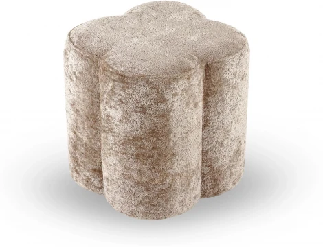 Пуфик Quatrefoil ОГОГО Обстановочка! (Мех/Бежевый) арт.902542