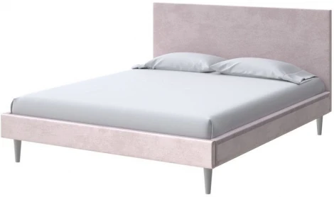 PROxSON Кровать Claro (Ткань: Велюр Teddy Лунный) 160x200