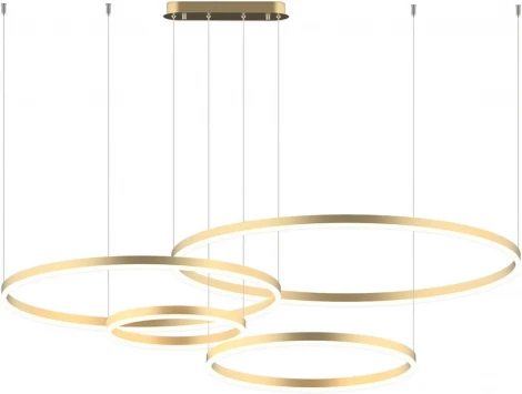 Подвесной светильник светодиодный диммируемый с пультом Kink Light Тор 08204,36PA(4000K) (регулировка яркости, 220V, умный дом - LampSmart, на тросе, кольцо)