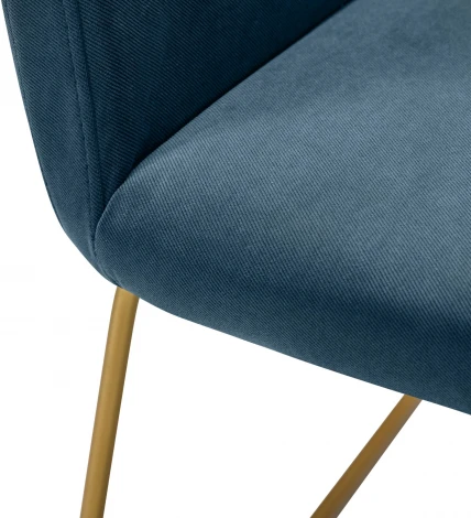 Кресло Oscar Diag blue/Линк золото R-Home арт.410118164h_Diagblue
