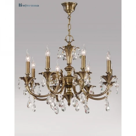 Подвесная люстра Bejorama Michelle 1599/8 (220V, на цепи, подсвечник, свеча)