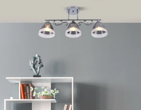 Потолочная люстра на штанге Seven Fires Loreley SF3352/3C-CR-SMK