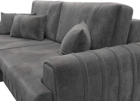 Диван угловой Лига-057 НПБ угол левый Лига Диванов (Велюр) арт.129277L