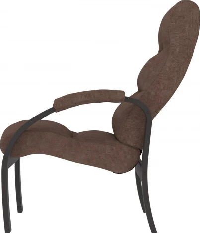 Кресло для отдыха Шоле, Ткань опхелия 15, каркас венге Mebelik арт.009075