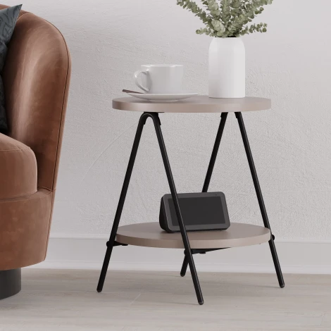 Стол приставной ESSEL SIDE TABLE (Бежевый) LEVE