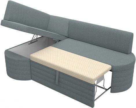 Диван кухонный угловой Токио левый угол Лига Диванов (Рогожка) арт.122532L