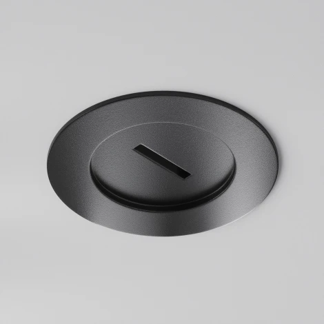 Потолочная чаша встраиваемая с коннектором питания черная Maytoni Accessories for system Parity TRA130RSC-2B (48V)