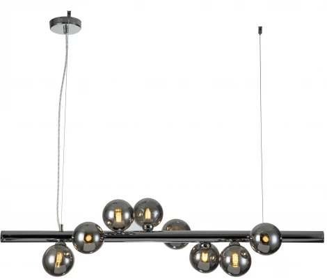 Люстра подвесная Onda V000116 (11006/8P Chrome) (220V, на тросе, шар)