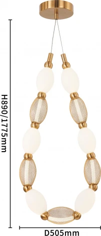 Подвесной светильник Favourite Perler 4559-1PC (LED, 220V, круглые)