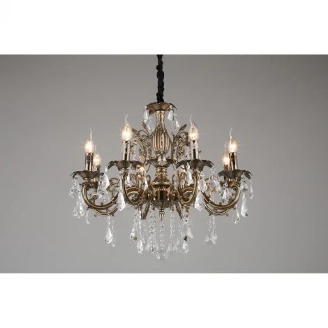 Подвесная люстра Omnilux Catanzaro OML-30813-08 (220V, подвески, на цепи)