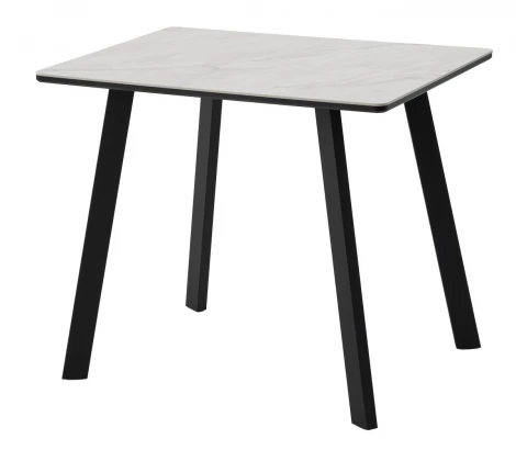 Стол ТИК ТАК 90 цвет ОНИКС, керамика / Черный каркас M-City 64586