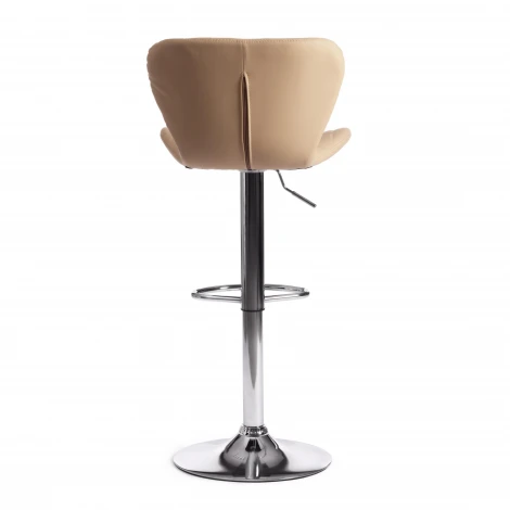 Стул барный AVIONIC (mod. KY712A) белый/хром (металл/экокожа)