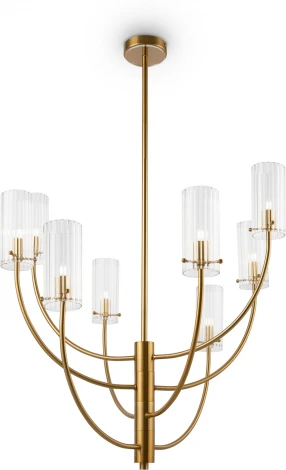 Потолочная люстра на штанге Maytoni Arco MOD223PL-08BS (220V)