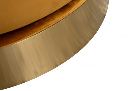 Кресло Napoli вращающееся, велюр принт Pad31+Latt ORANG 76*76*76см Garda Decor