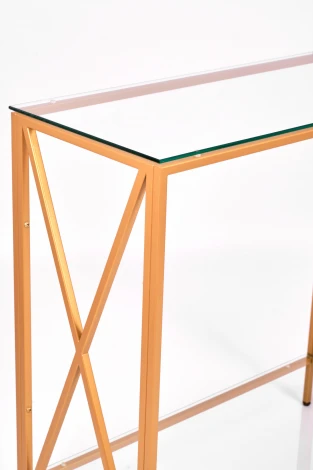 Консольный стол AllConsoles 1033-CG clear золотой