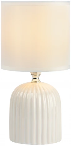 Настольная лампа Rivoli May 7548-501 1 х Е14 40 Вт керамика белая с абажуром