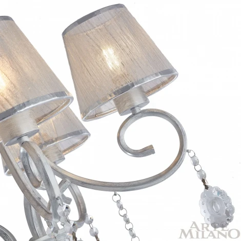 Потолочная люстра Arte Milano Amalfi-7146 337146/8 WT+SL (220V, подвески)