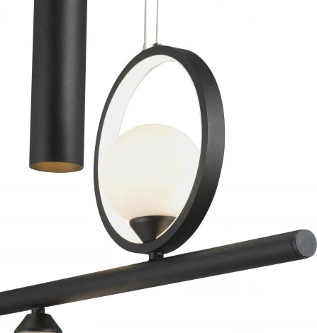 Подвесной светильник светодиодный Vitaluce V3095-1/5S (220V, на тросе, шар, кольцо)