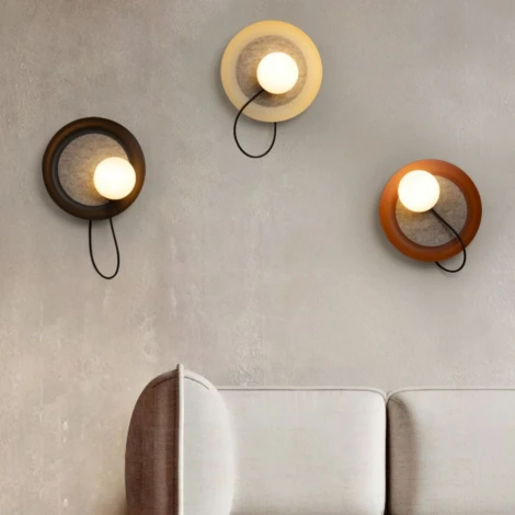 Настенный светильник Margott Wall D35 Orange By ImperiumLoft Margott-Wall01 (220V, шар, круглые)