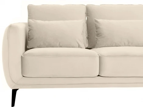 Диван Amsterdam двухместный ОГОГО (арт.698446), (Ткань/Бежевый)