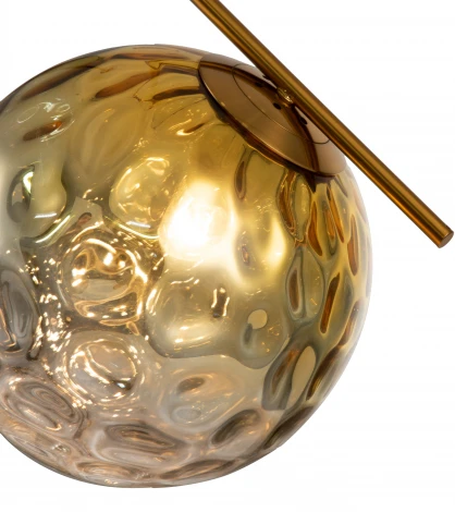 Подвесной светильник Dolce V000120 (11007/1P Gold) (220V, на проводе, шар)