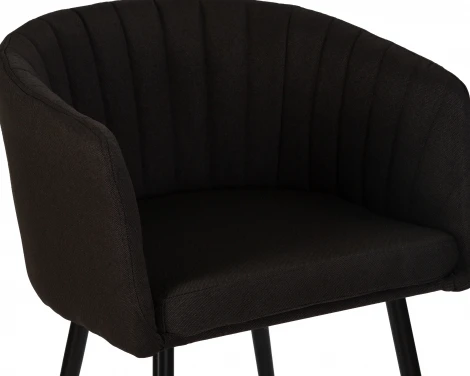 Стул обеденный ALINA (черная ткань (LAR-106D-28))