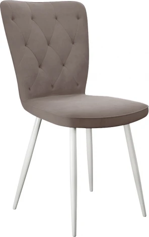 Стул 244 Z48 капучино, ножки белые Dikline 00-00062871