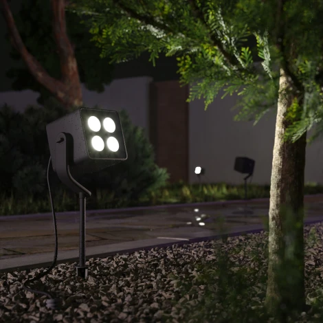 Грунтовый светильник Visor 35142/S (LED, 220V, куб, IP65)